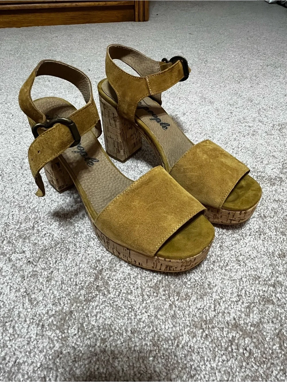 Free People chunky cork